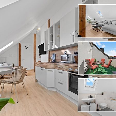 Stilvolle Wohnung: Private Dachterrasse - Zentral Aψβούργη Εξωτερικό φωτογραφία