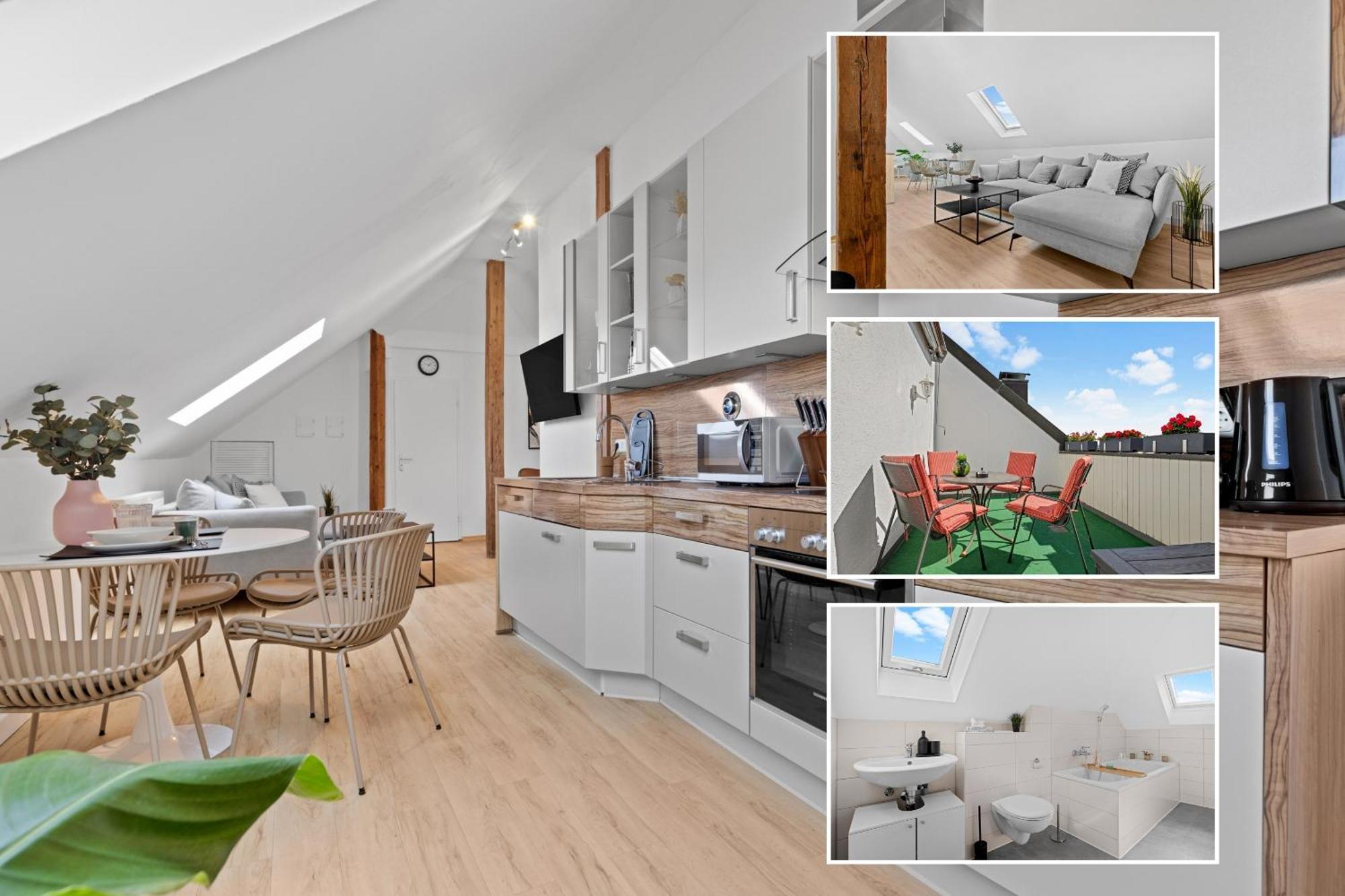 Stilvolle Wohnung: Private Dachterrasse - Zentral Aψβούργη Εξωτερικό φωτογραφία